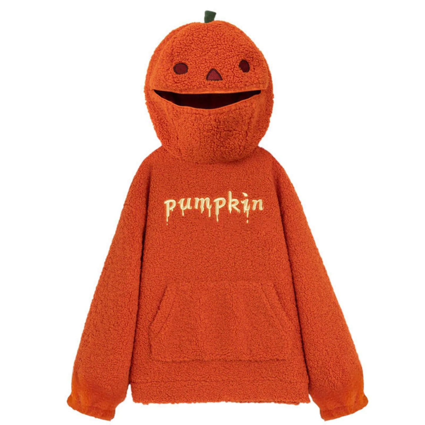 🎃 CozyPumpkin-Sudadera con capucha de calabaza de Halloween