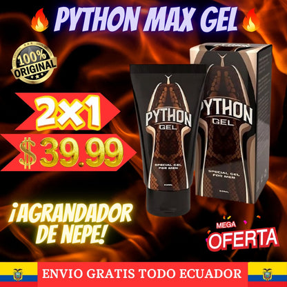 ¡Super Oferta 2X1 ! PYTHON MAX GEL Agrandamiento